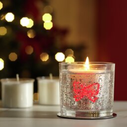 Argos Home Bow Refillable Gel Candle Set - Christmas Cookie