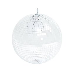 Habitat Silver Mirror Disco Ball Christmas Hanging Ornament - thumbnail 2