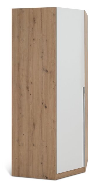 Habitat Munich Corner 1 Door Wardrobe - Oak - image 1