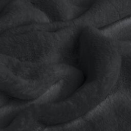 Habitat Faux Fur Throw - Black - 125x150cm - thumbnail 2