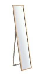 Home Essentials Oak Effect Free Standing Cheval Mirror