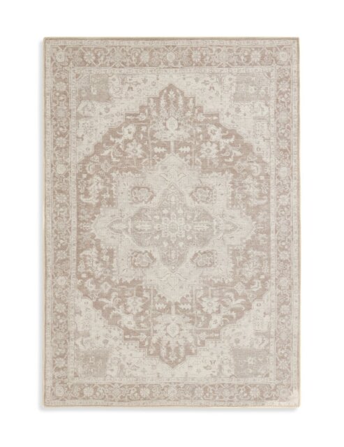 Habitat Vintage Effect Neutral Flatweave Rug - 160x230cm - image 1
