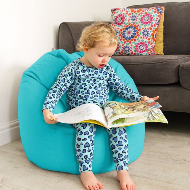rucomfy Kids Outdoor Bean Bag - Turquoise - image 1