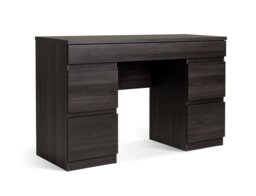 Argos Home Jenson 5 Drawer Dressing Table Desk - Black Brown - thumbnail 2