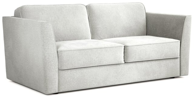 Jay-Be Elegance Fabric 3 Seater Sofa Bed - Light Grey - image 1
