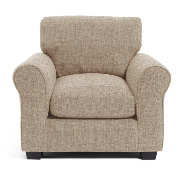 Argos Home Lisbon Fabric Armchair - Stone - image 1