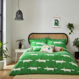 Scion Cotton Mr Fox Mint Green Bedding Set - Single - thumbnail 2