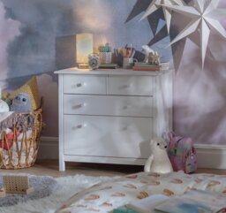Habitat Kids Scandinavia 4 Drawer Chest - White - thumbnail 2