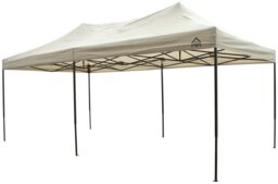 All Seasons 3m x 6m Pop Up Garden Gazebo - Beige - thumbnail 1