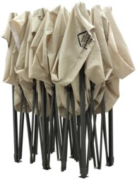 All Seasons 3m x 6m Pop Up Garden Gazebo - Beige - thumbnail 2