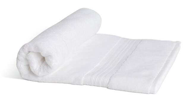 Habitat Egyptian Cotton Bath Towel - White - image 1