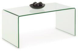 Julian Bowen Amalfi Coffee Table - Clear Glass - thumbnail 2