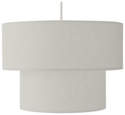 Habitat Grey 2 Tier Easy Fit Lampshade - 35cm - thumbnail 2