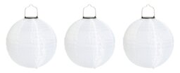 Habitat Solar White Lantern - Pack of 3 - thumbnail 2