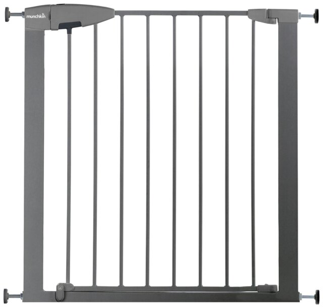 Munchkin Lindam Easy Lock Safety Gate Silver - image 1