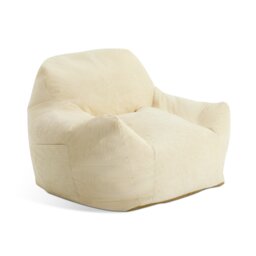 Habitat Kids Corduroy Large Bean Bag Chair - Cream - thumbnail 2