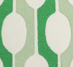 Habitat x Scion Billow Cushion - Green - 43x43cm - thumbnail 2