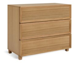 Habitat Weston 3 Drawer Chest - Oak - thumbnail 2