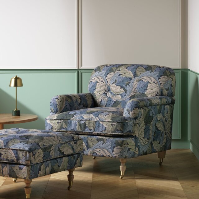 Habitat x Morris & Co. Merton Acanthus Fabric Armchair - image 1
