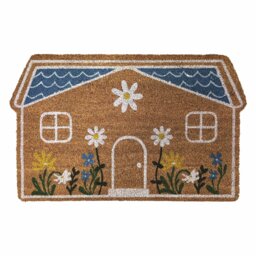 Mighty Mats Latex Flower Cottage Doormat - 45x75cm - thumbnail 2