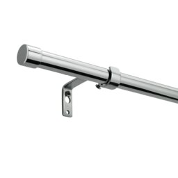 Argos Home Chrome Extendable Curtain Pole - 165cm - 300cm - thumbnail 2