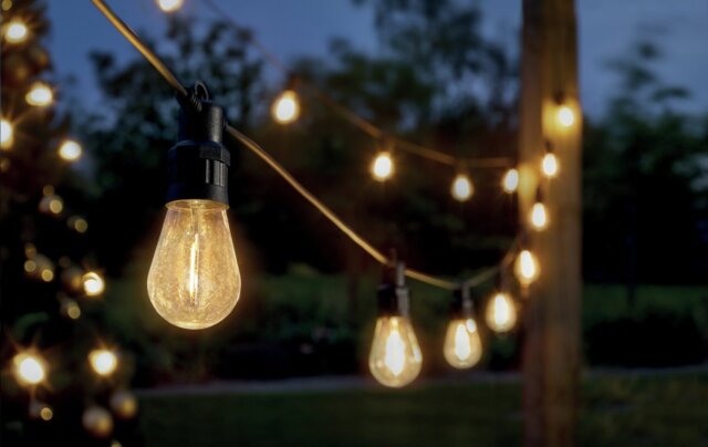 Smart Garden 10 Vintage Festoon String Lights - Warm White - image 1