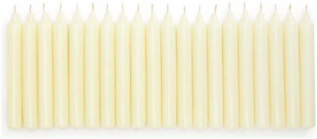 Habitat Pack of 20 Taper Candles - Unscented - image 1
