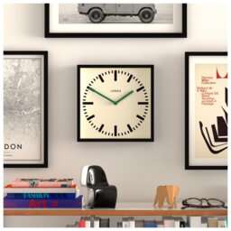 Jones Clocks Paramount Square Wall Clock - Black - thumbnail 2