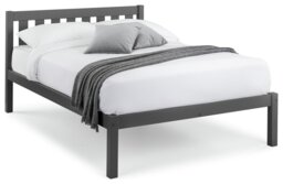 Julian Bowen Luna Double Wooden Bed Frame - Anthracite - thumbnail 2