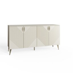 Frank Olsen Ava 4 Door Sideboard - White - thumbnail 1