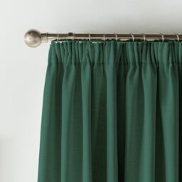 Argos Home Thermal Door Curtains - Green - 167x213cm