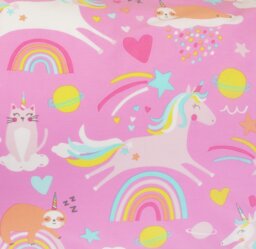 Argos Home Kids Pink Unicorn Bedding Set - Single - thumbnail 2