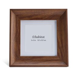 """Habitat Brown Wood Picture Frame- 4x4""""""" - thumbnail 2