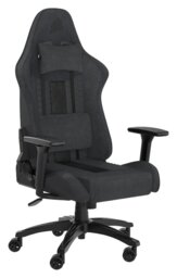 CORSAIR TC100 RELAXED Gaming Chair - Black & Grey - thumbnail 1