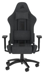 CORSAIR TC100 RELAXED Gaming Chair - Black & Grey - thumbnail 2