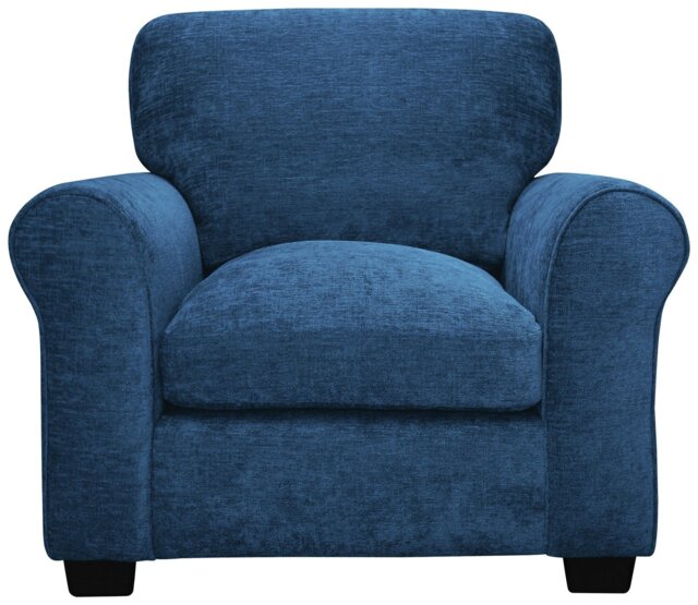 Argos Home Taylor Fabric Armchair - Blue - image 1