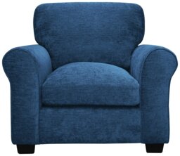 Argos Home Taylor Fabric Armchair - Blue - thumbnail 1