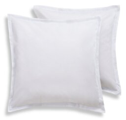 Habitat Cotton Rich 180TC Continental Pillowcase Pair- White - thumbnail 1