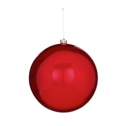 Habitat Single Oversized Christmas Bauble - Red - thumbnail 2