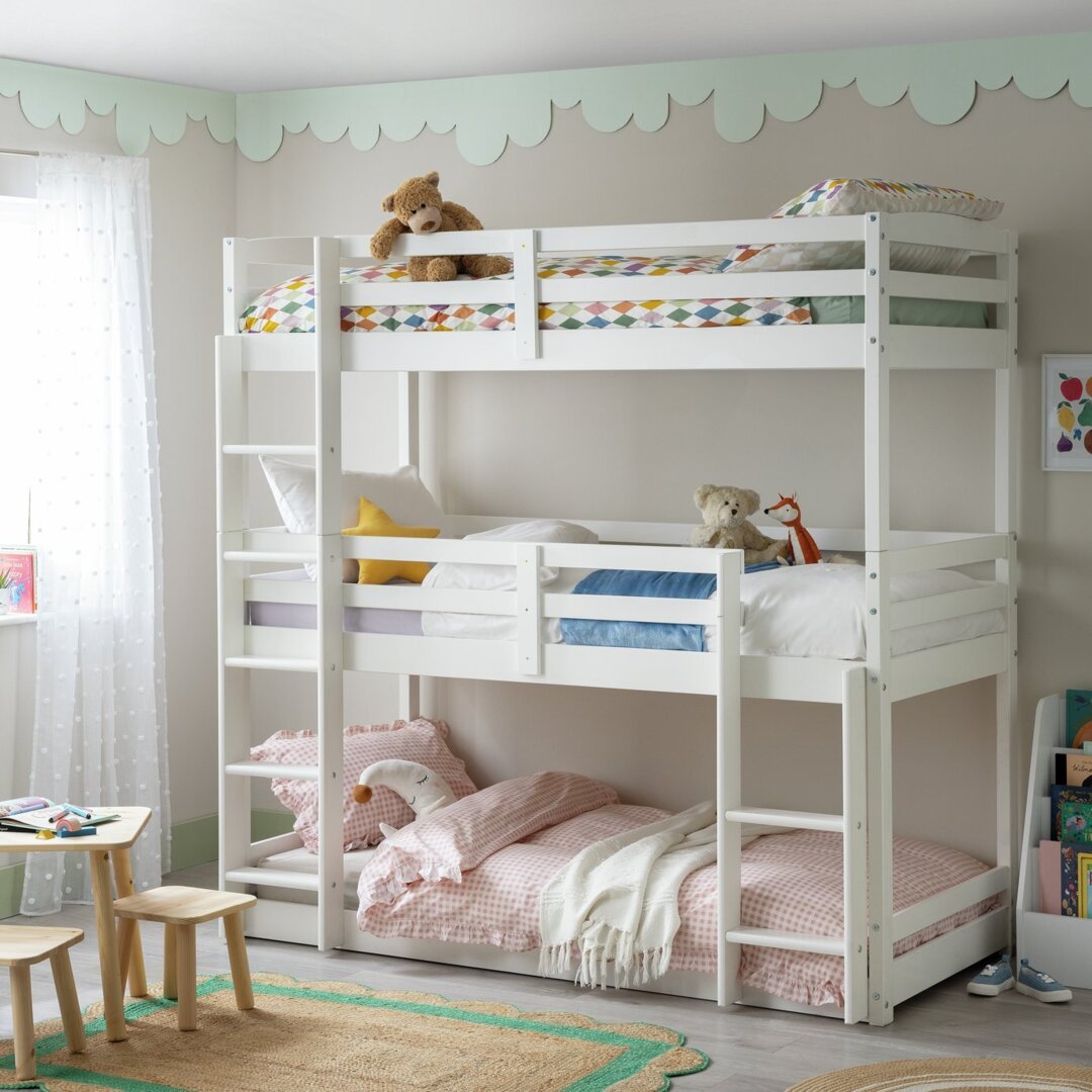 Mattress Triple Single Bunk Bed Nash Triple Bunk Bed Bunk Beds