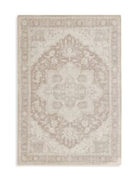 Habitat Vintage Effect Neutral Flatweave Runner - 80x150cm