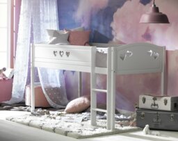 Argos Home Mia Mid Sleeper and Kids Mattress - White - thumbnail 2