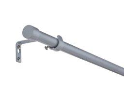 Argos Home Silver Extendable Curtain Pole - 165cm - 300cm - thumbnail 2
