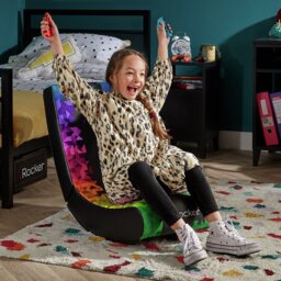 X Rocker Prism Video Rocker Junior Gaming Chair - Neon - thumbnail 2