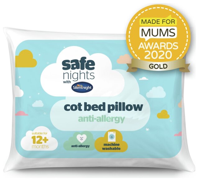 Silentnight Safe Nights Anti Allergy Cot Bed Pillow - image 1