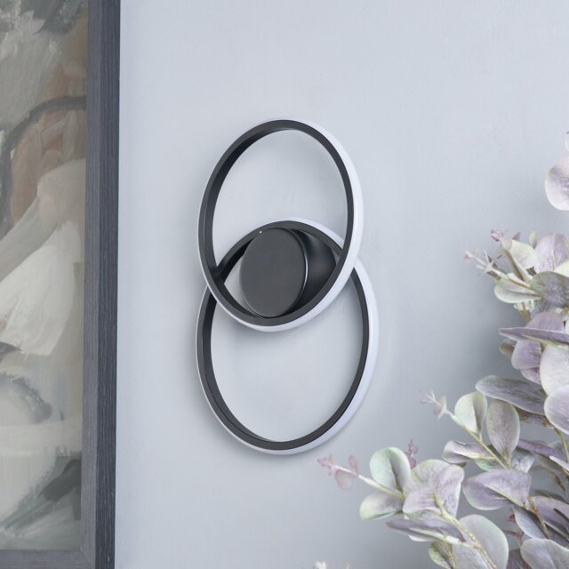 BHS Eye Metal LED Wall Light - Black - image 1