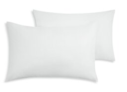 Home Essentials Brushed Cotton Pillowcase Pair -White - thumbnail 2