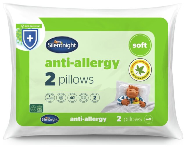 Silentnight Anti Allergy Front Soft Pillows - 2 Pack - image 1