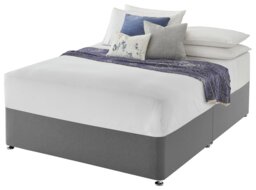 Silentnight Superking Divan Bed Base - Grey - thumbnail 1