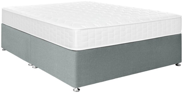 Argos Home Elmdon Deep Ortho Kingsize Divan Bed - Grey - image 1